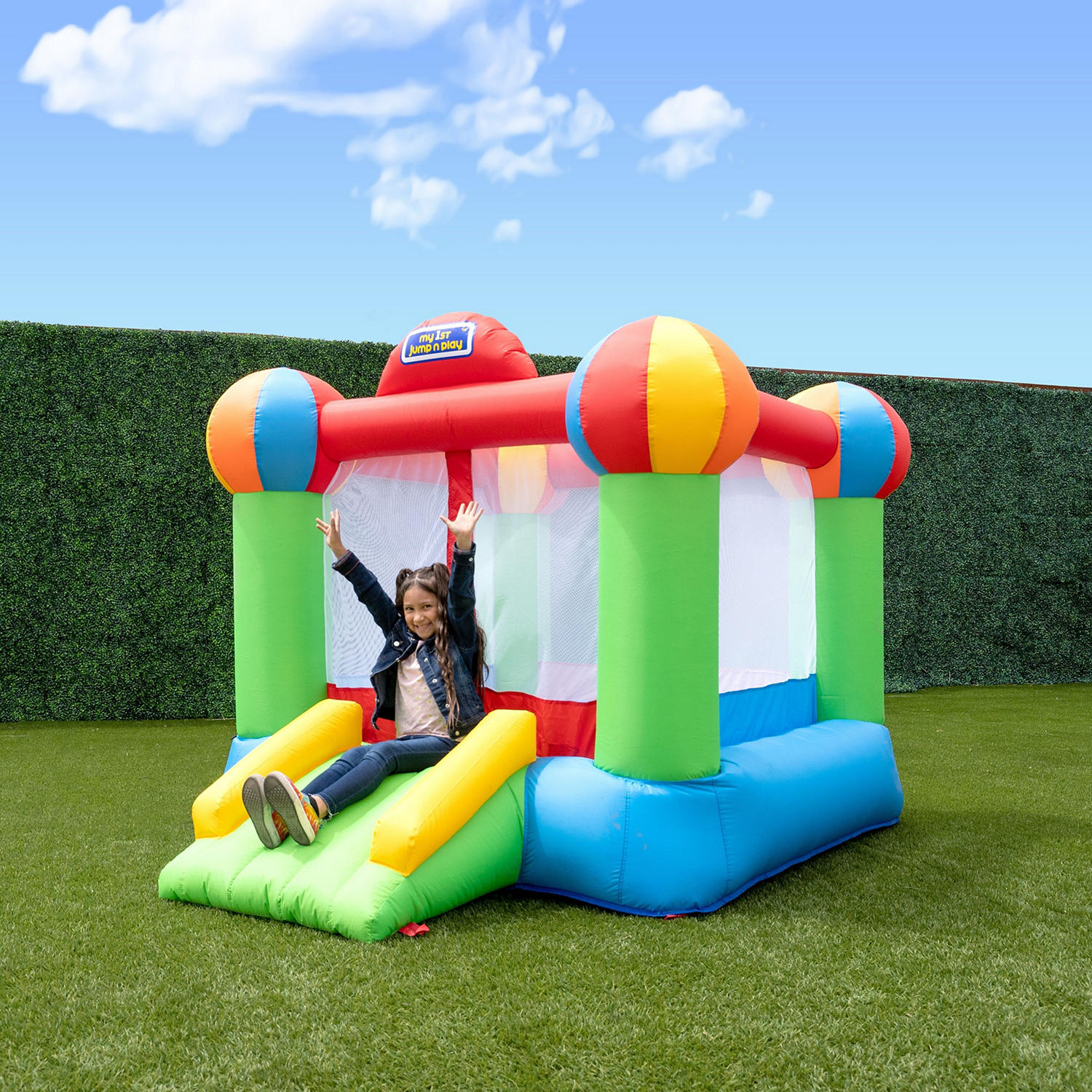 Inflatable Bounce House with Slide by My 1st Jump n Play