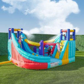 My 1st Water Slide Obstacle Course Water Park