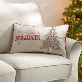 20" Holiday Pillows, Set of 2