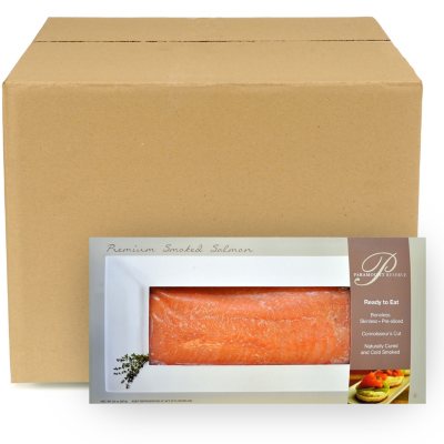 Paramount Reserve Premium Smoked Salmon, Bulk Wholesale Case (18.75 lbs