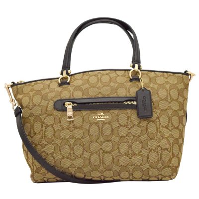 Coach prairie satchel online signature canvas