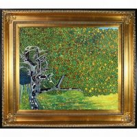 Gustav Klimt The Golden Apple Tree Hand Painted Oil Reproduction