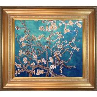 Vincent Van Gogh Branches of an Almond Tree (silver) Hand Painted Oil Reproduction