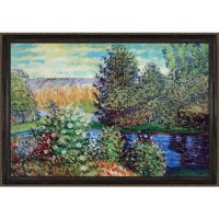 Hand-painted Oil Reproduction of Claude Monet's Corner of the Garden at Montgeron..
