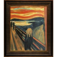 Hand-painted Oil Reproduction of Edvard Munch's The Scream.