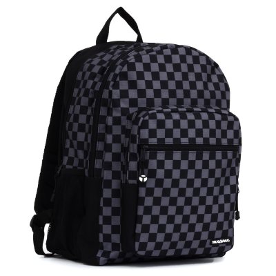 Yak Pak Biggie Backpack in Black Checker Print Sam s Club