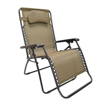 Caravan Sports Oversized Zero Gravity Chair Beige Sam S Club