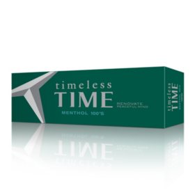 Timeless Time Menthol 100s Box 20 ct., 10 pk.