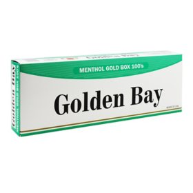 Golden Bay Menthol Gold 100s Box 20 ct., 10 pk.
