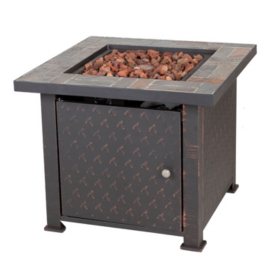 Penbrook Slate Top Lpg Fire Pit Sam S Club