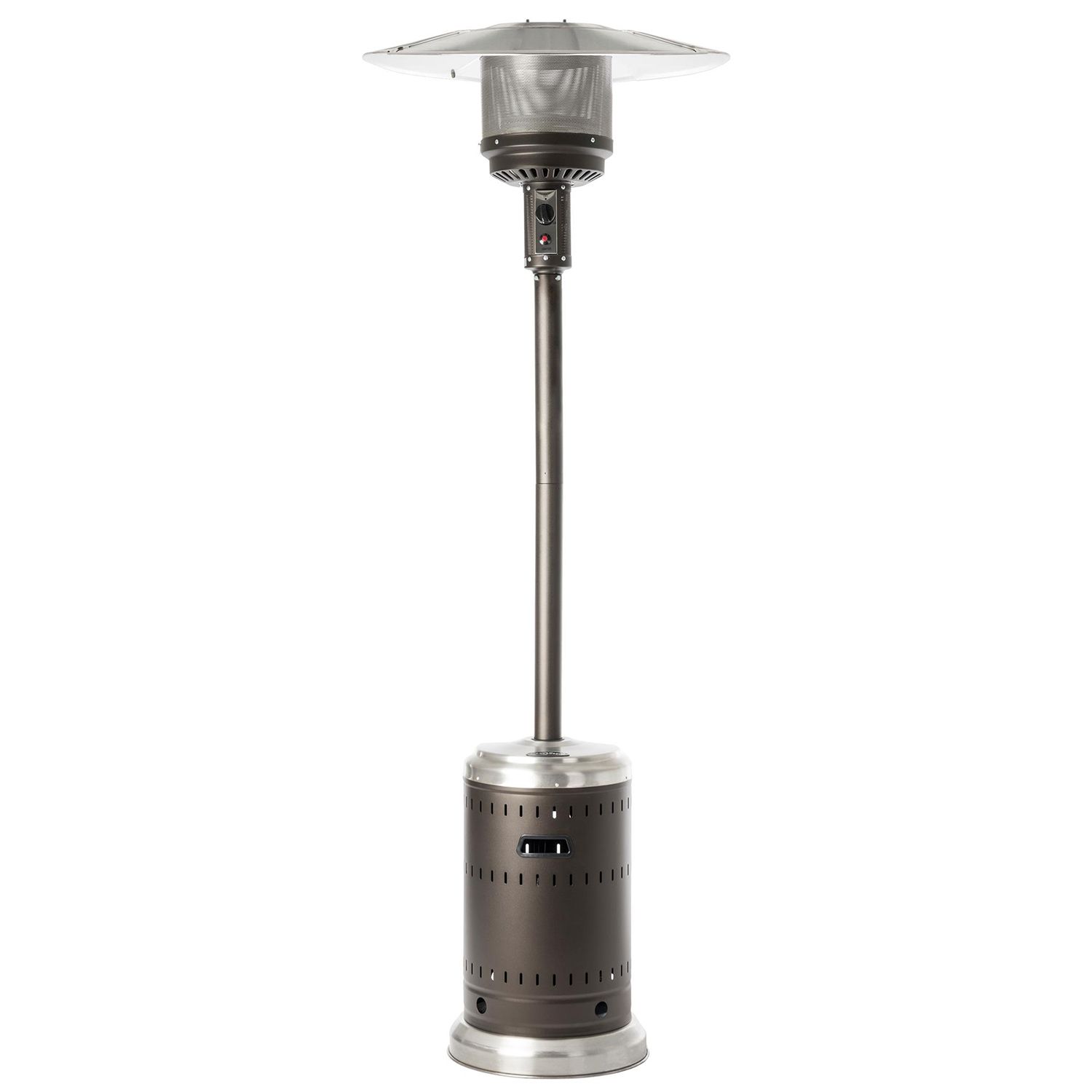 Fire Sense 46,000 BTU Patio Heater in Ash and Stainless Steel Finish