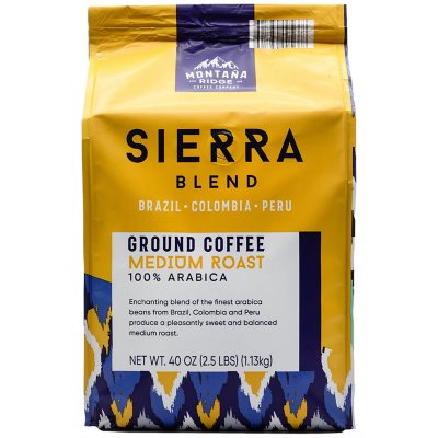 Montana Ridge Medium Roast Ground Coffee, Sierra Blend (40 oz.) Sam's
