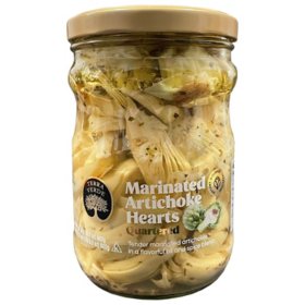 Terra Verde Marinated Quartered Artichoke Hearts, 34 oz.