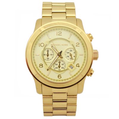 Men s Runway Gold Tone Stainless Steel Watch by Michael Kors