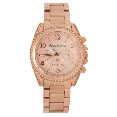 Women's Blair Rose Gold-Tone Stainless Steel Watch by Michael Kors - Sam's  Club