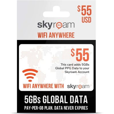 Skyroam SOLIS – 5 Pass Giornalieri WiFi Globale Illimitato, Hotspot Portatile Internazionale