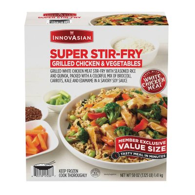 InnovAsian Super Stir-Fry, Frozen Asian Meal (50 oz.) - Sam's Club