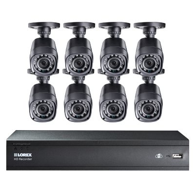 Lorex 16 Channel Surveillance System With 8 High Definition 720p Cameras 1tb Hard Drive Sam S Club