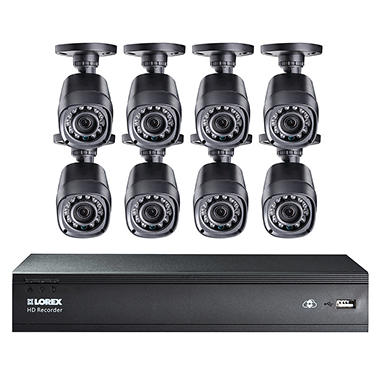 Lorex 16-Channel Surveillance System with 8 High-Definition 720p Cameras & 1TB Hard DriveLorex 16-Channel Surveillance System with 8 High-Definition 720p Cameras & 1TB Hard Drive