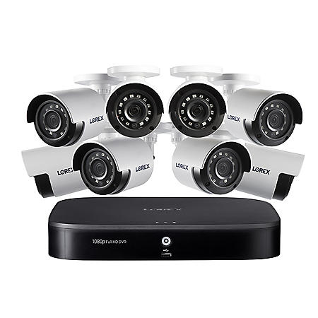 Lorex 8 Channel 1080P Surveillance System with 1TB Hard Drive and 8 Cameras