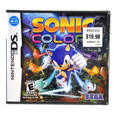SONIC COLORS NDS NDS VIDEO GAME - Sam's Club