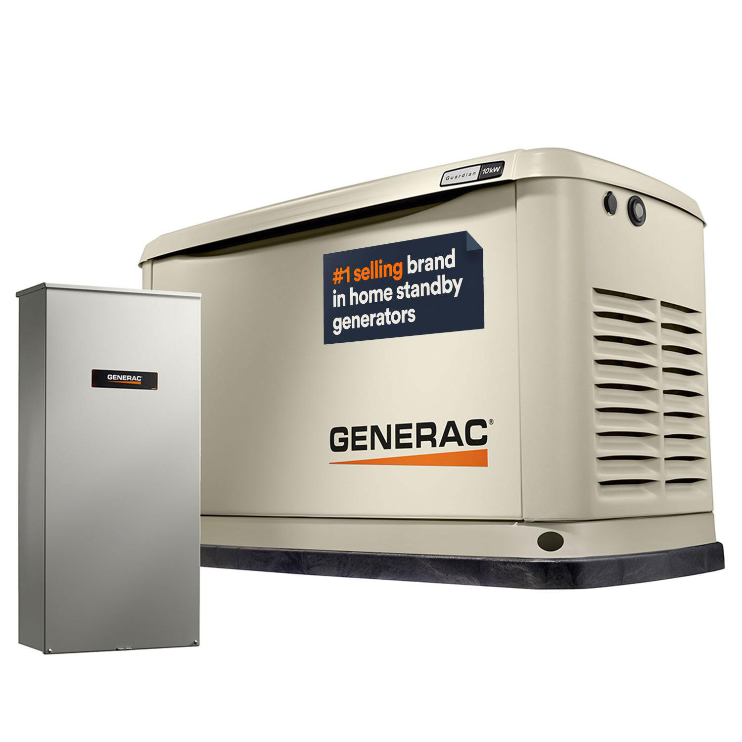 Generac 10 kW Standby Generator with 100 Amp Automatic Transfer Switch