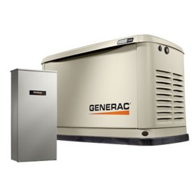 Generac 14kW Standby Generator with 100 Amp Automatic Transfer Switch