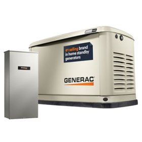 Generac 24kW Standby Generator with 200 Amp Automatic Transfer Switch