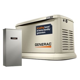 Generac 26kW Standby Generator with 200 Amp Automatic Transfer Switch