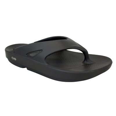 Oofos Ooriginal Sandal - Black M9/W11:- M9/W11, Black