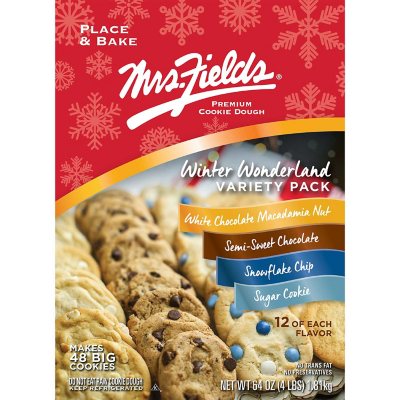 Mrs. Field’s Premium Cookie Dough Winter Wonderland Variety Pack (makes ...