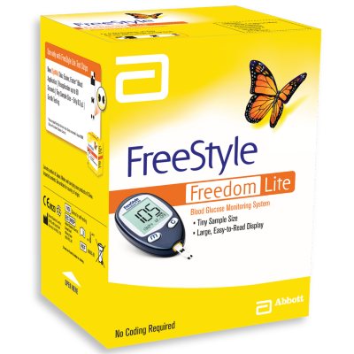 Freestyle Freedom Lite Glucose Monitoring System Sam S Club