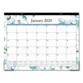 Blue Sky Lindley Desk Pad 17 X 11 Clear Corners 2020 Sam S Club
