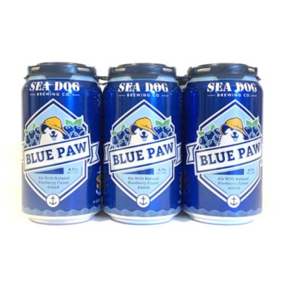 Sea Dog Bluepaw Wheat Ale Wild Blueberry (12 fl. oz. can, 6 pk.) - Sam's Club