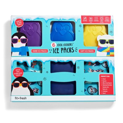 Fit and Fresh Snack Set Containers + Ice Packs, 6 pc - Kroger