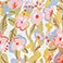 Multicolor Flowers, variant on Fit & Fresh Artist Collection 5-Piece Deluxe Lunch Box