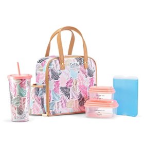 Fit & Fresh Artist Collection 5-Piece Deluxe Lunch Kit, Choose Color