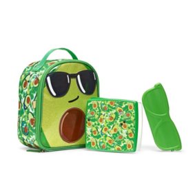 Fit + Fresh 3-Piece Novelty Insulated Lunch Bag Kit (Assorted Shapes and Colors)