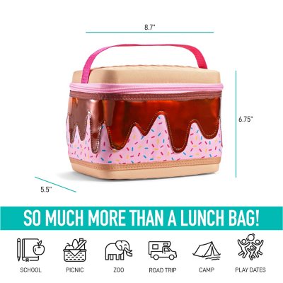 Cute Donuts Lunch Bag Insulated Lunch Box for Teen Girls Kids