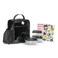 Fit + Fresh DIY Insulated Lunch Bag Kit with 2 Reusable Sticker Sheets (Assorted Colors)