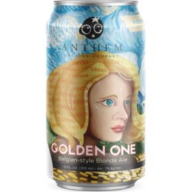 Anthem Golden One Belgian-Style Blonde Ale (12 fl. oz. can, 6 pk.)