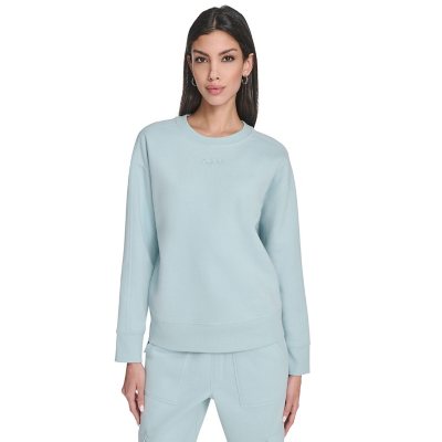 DKNY HILO CREWNECK SWEATSHIRT - GREEN XXL:- XXL, Green