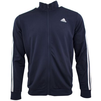 adidas Essentials Warm-Up 3-Stripes Track Jacket - Red