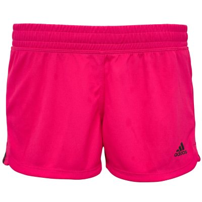 ADIDAS Women's Pink Elevated Woven Primeblue Pacer Shorts RRP £60