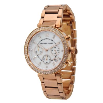 Women's Parker Rose-Gold Stainless Steel Watch by Michael Kors