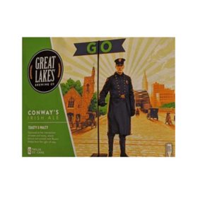 Great Lakes Seasonal Conway's Irish Ale, 12 fl. oz. can, 12 pk.