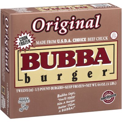 Bubba Burger Original Bubba Burgers (1/3-lb. patties, 12 ct.) - Sam's Club