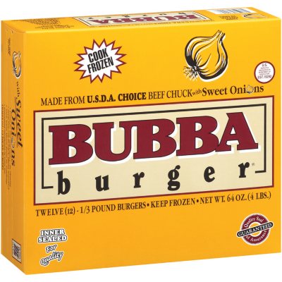 Bubba Burger Sweet Onion Bubba Burger - 1/3 lb. - 12 ct. - Sam's Club