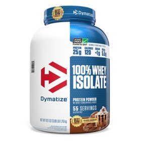 Dymatize 100% Whey Protein Isolate Powder, Classic Chocolate (55 servings)