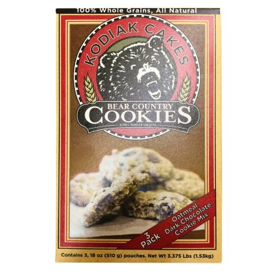 Kodiak Cakes Oatmeal Dark Chocolate Cookie Mix (3 pk.) Sam's Club
